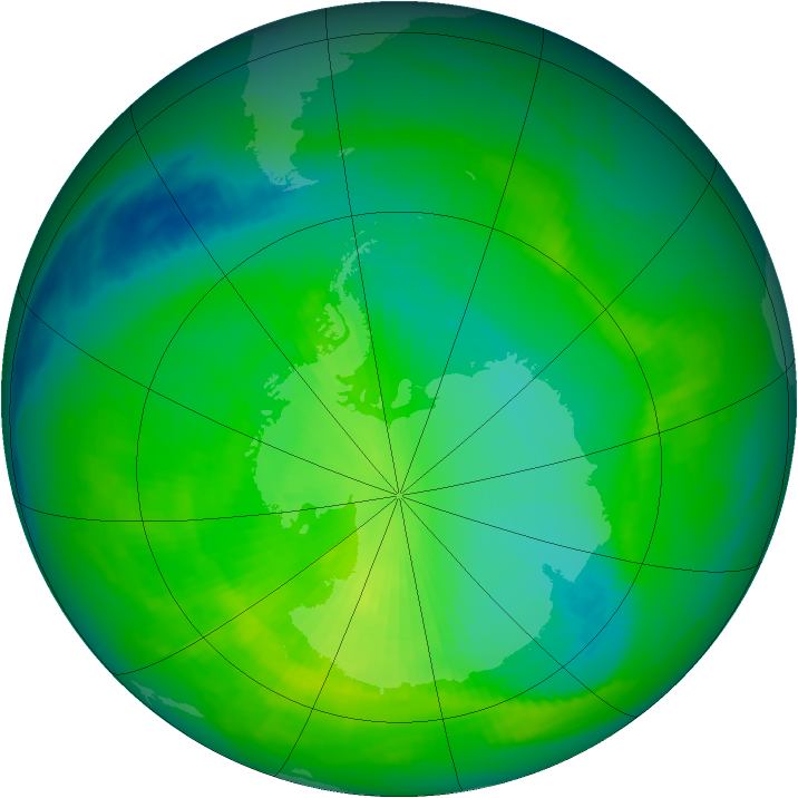Ozone Map 1991-11-20
